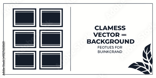 Clamess vector background featuring a stylized clamshell design Vector