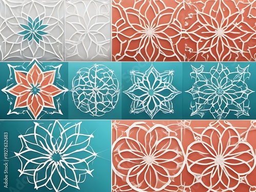 Abstract Arabic concept pattern banner 