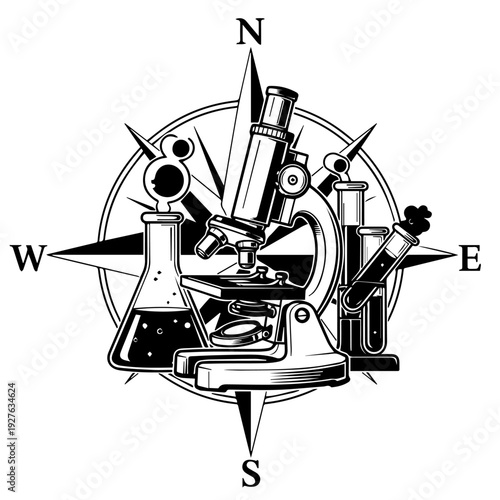 Scientific Exploration and Discovery through Microscope and Laboratory Equipment
