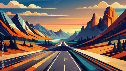 road in the mountains