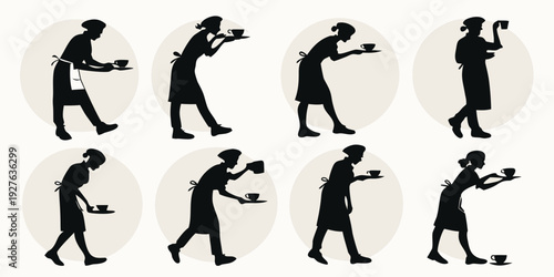A sequence of figures demonstrating the proper technique for performing a boxing jab. Vector