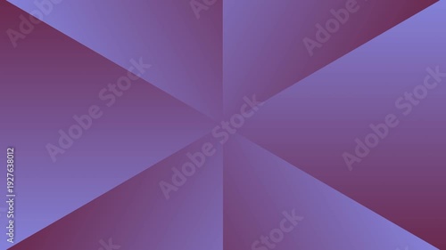 Geometric shapes forming a symmetrical pattern on a purple gradient background