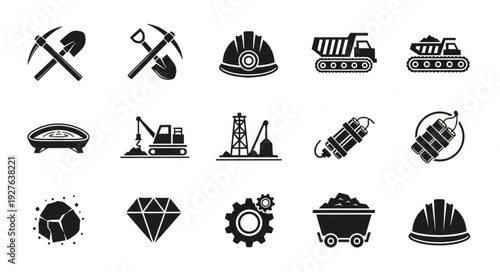 Mining and Industry Equipment Collection - Tools, Machinery, and Resources.