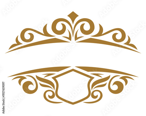 Classic Baroque Floral Scroll Ornament for Luxury Design
