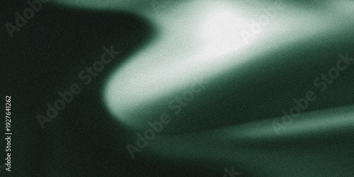 Foto Abstract dark green background with grainy noise texture and soft light gradients