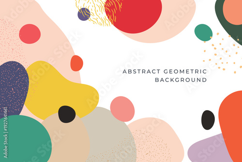 abstract background with geometric shapes