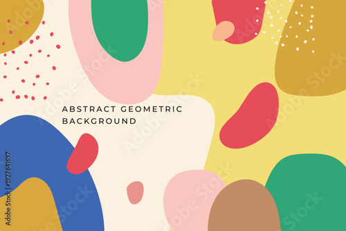 abstract background with geometric shapes