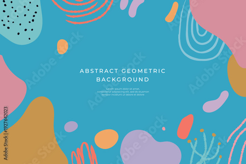 abstract background with geometric shapes