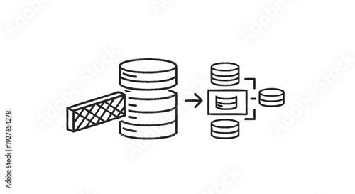 Database Partitioning and Data Management Concept.