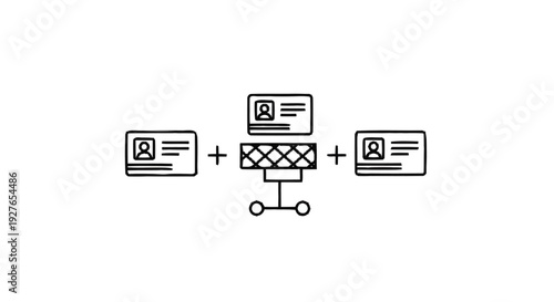 Database schema design with relational data model.
