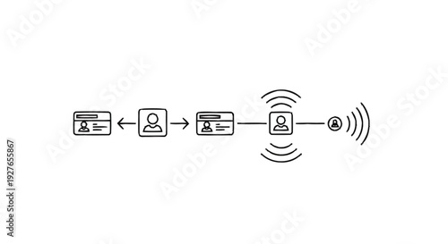 Digital Identity and Connectivity Concept.