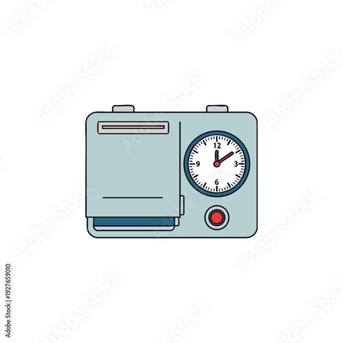 Vintage Kitchen Timer and Toaster for Home Cooking and Baking