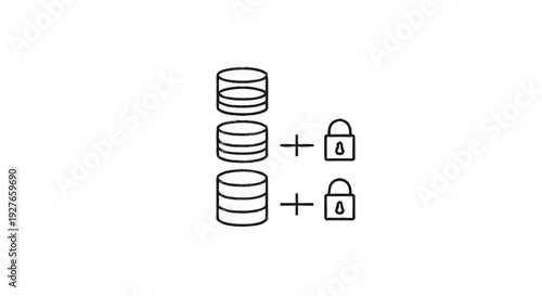 Database Security and Data Protection Concept.