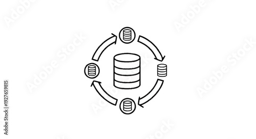 Database Synchronization and Data Flow Diagram.