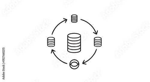 Database Synchronization and Data Flow Diagram.