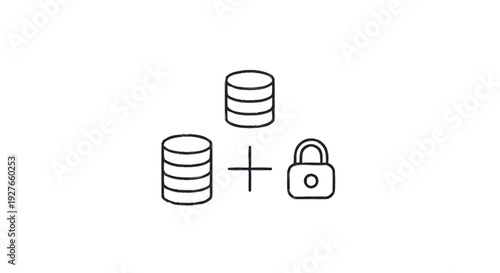 Database Security and Data Protection Concept.
