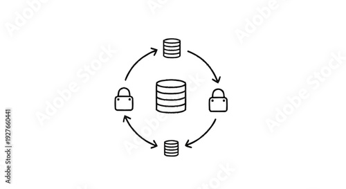 Database Security and Data Protection Concept.