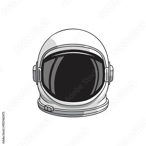 Modern Astronaut Helmet for Space Exploration and Science Enthusiasts