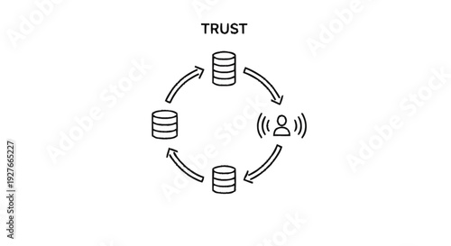 Decentralized Trust Network with Data Synchronization and User Interaction.