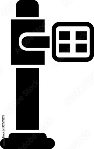Xray machine medical equipment icon group in black flat style featuring radiology, scanner, imaging, diagnostic, hospital technology and healthcare synonym elements for clinic desi