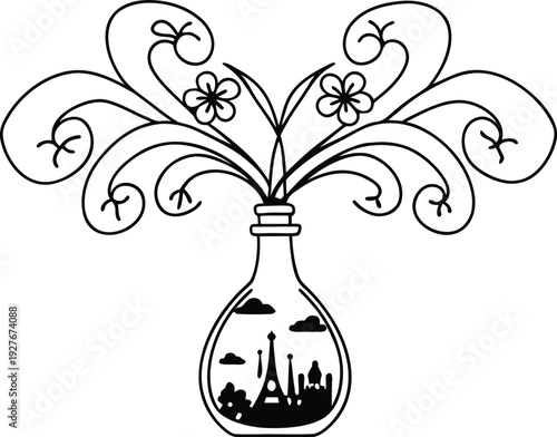 cartoon-magic-potion-bottles--flat-illustration.eps