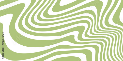 Set of abstract wavy seamless patterns in y2k style. Trendy retro psychedelic backgrounds in 90s, 00s style. Hippie, trippy patterns with waves and organic shapes