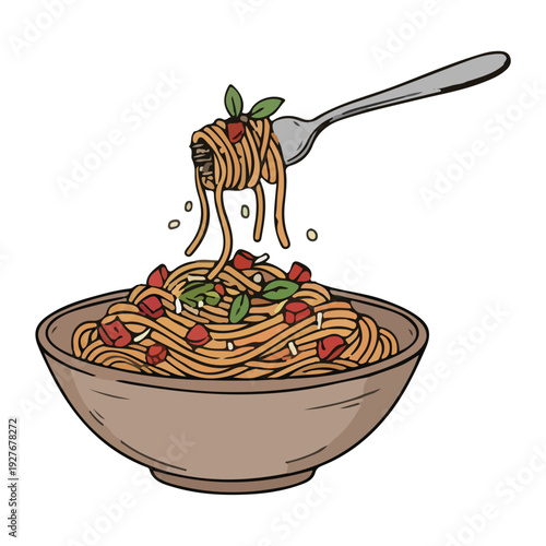 Spaghetti with Tomato Sauce