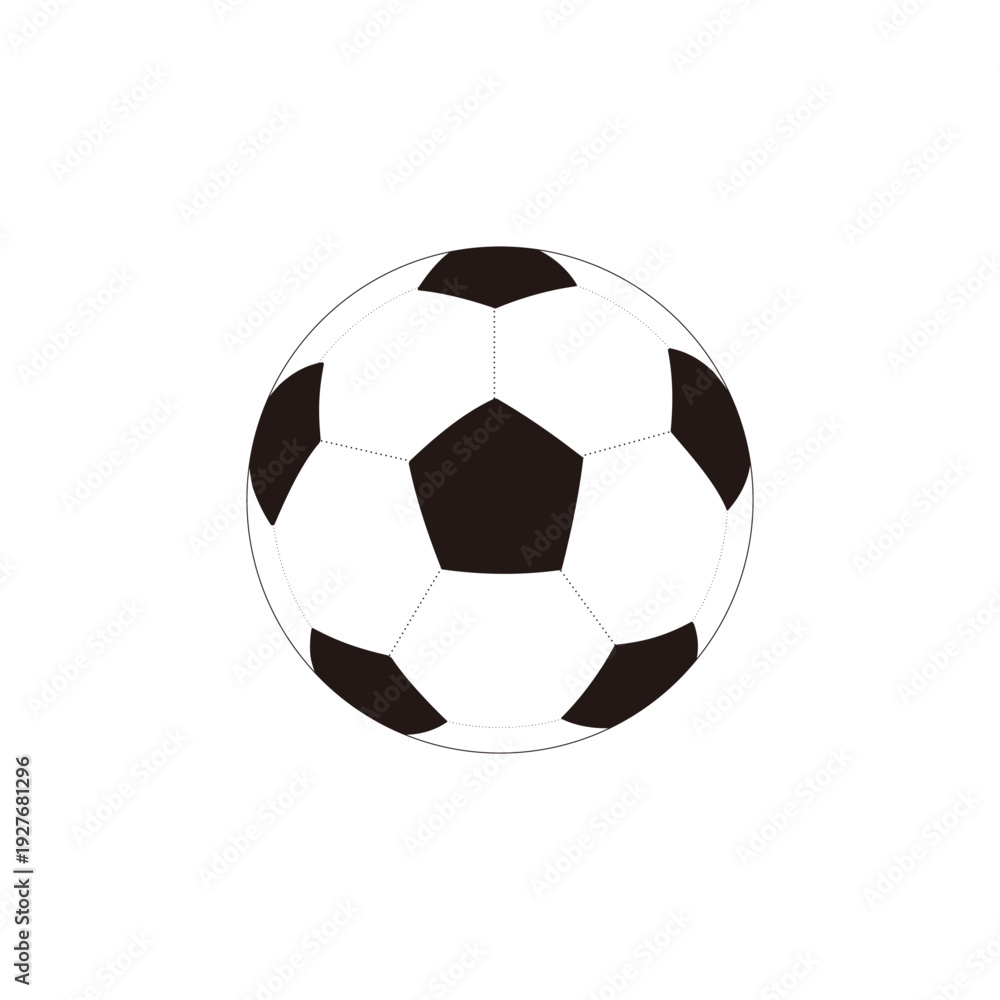 Fototapeta premium サッカーボールのイラスト