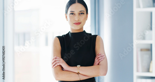 Property management, portrait or woman in office with arms crossed, pride or ambition as realtor. Happy, space or real estate agent with about us, confidence or experience in housing industry Free Download Property management, portrait or woman in office with arms crossed, pride or ambition as realtor. Happy, space or real estate agent with about us, confidence or experience in housing industry - GFXLoad