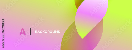 Abstract gradient background. Soft pink, yellow hues blend smoothly. Minimalist design with text elements present. Modern aesthetic.