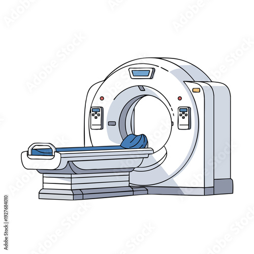 Modern Medical CT Scanner for Diagnostic Imaging in Healthcare Facilities