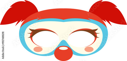 Illustration of Clown Mask