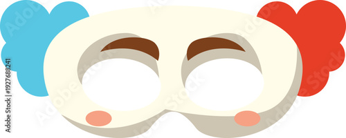 Illustration of Clown Mask