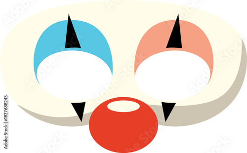 Illustration of Clown Mask