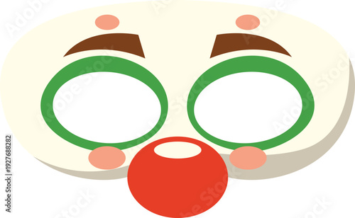 Illustration of Clown Mask