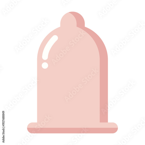 Condom Icon for Safe Sex
