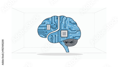 Circuit board brain with microchip technology