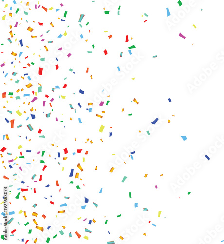 colorful festive confetti rainbow falling celebration party birthday carnival fun vibrant bright sprinkles abstract