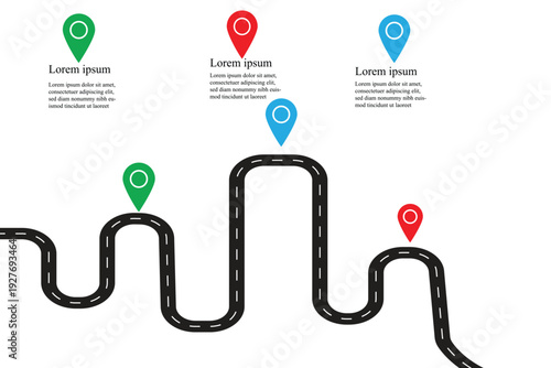 Roadmap infographicRoadmap infographic