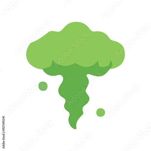 Green Stink Cloud Icon