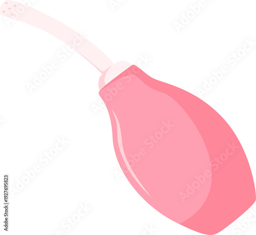 Pink Enema Bulb Icon