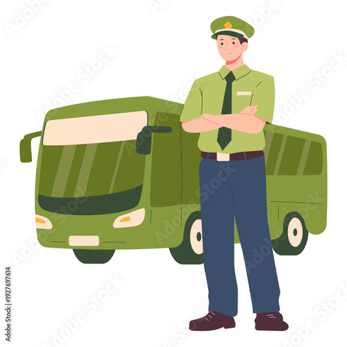 Muslim Family Eid Homecoming Illustration