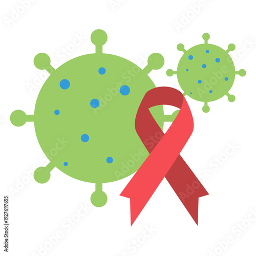 HIV Awareness and Virus Concept