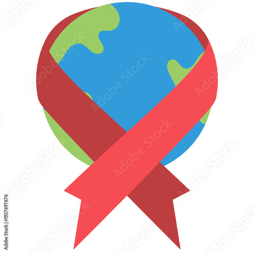 World AIDS Awareness Ribbon