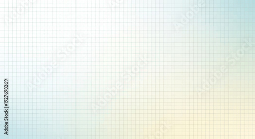 A subtle, soft-focus background with a faint grid pattern and a gentle gradient from light blue to pale yellow.