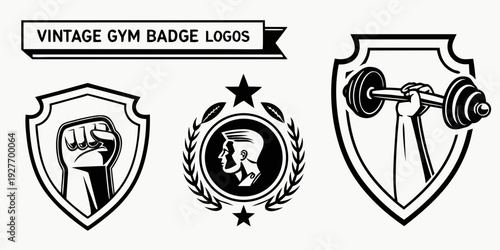 Vintage car badge labels showcasing classic automobile emblems and insignias Vector