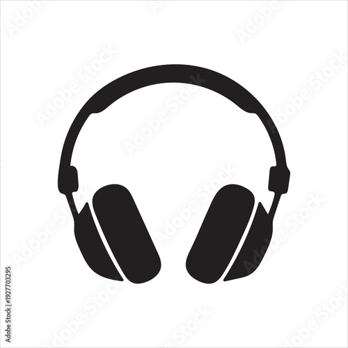 Headphones isolated on white background