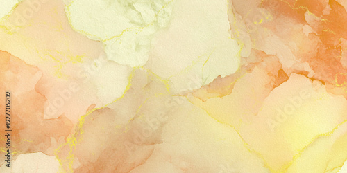 Soft orange splash background with elegant fluid marble ethereal texture perfect for wedding invitations, feminine branding.