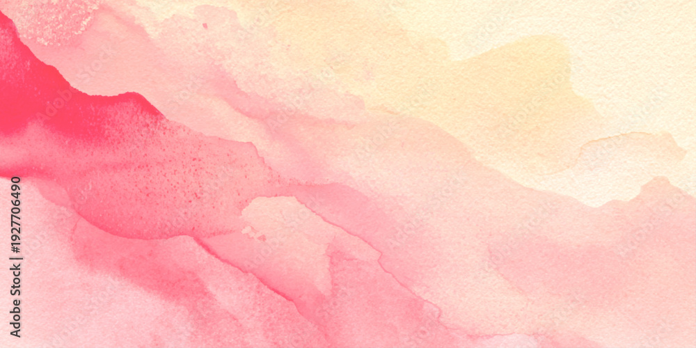 Fototapeta premium pink watercolor background with soft textures offering a warm and inviting atmosphere.