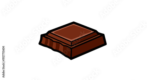 Brown Leather Square Book Cover Object.